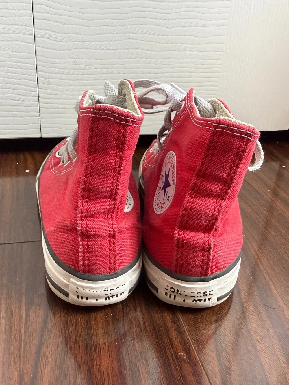 Converse Kids' Red High-Top Sneakers kids size 13